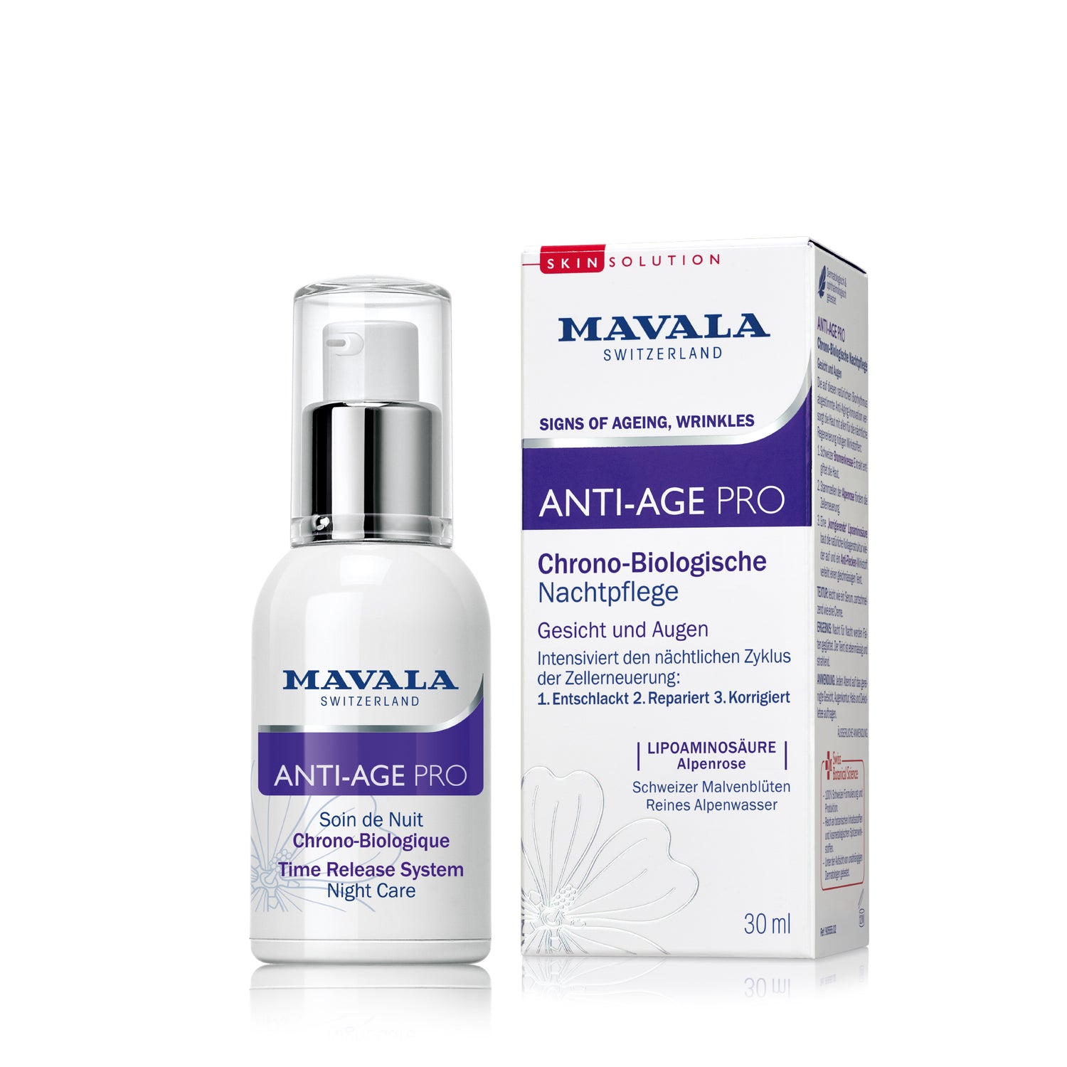 MAVALA - ANTI-AGE PRO Soin Nuit Chrono-Biologique