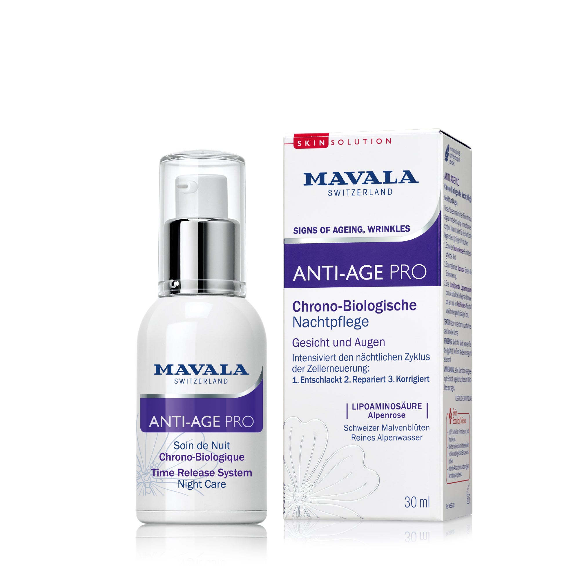 MAVALA - ANTI-AGE PRO Soin Nuit Chrono-Biologique