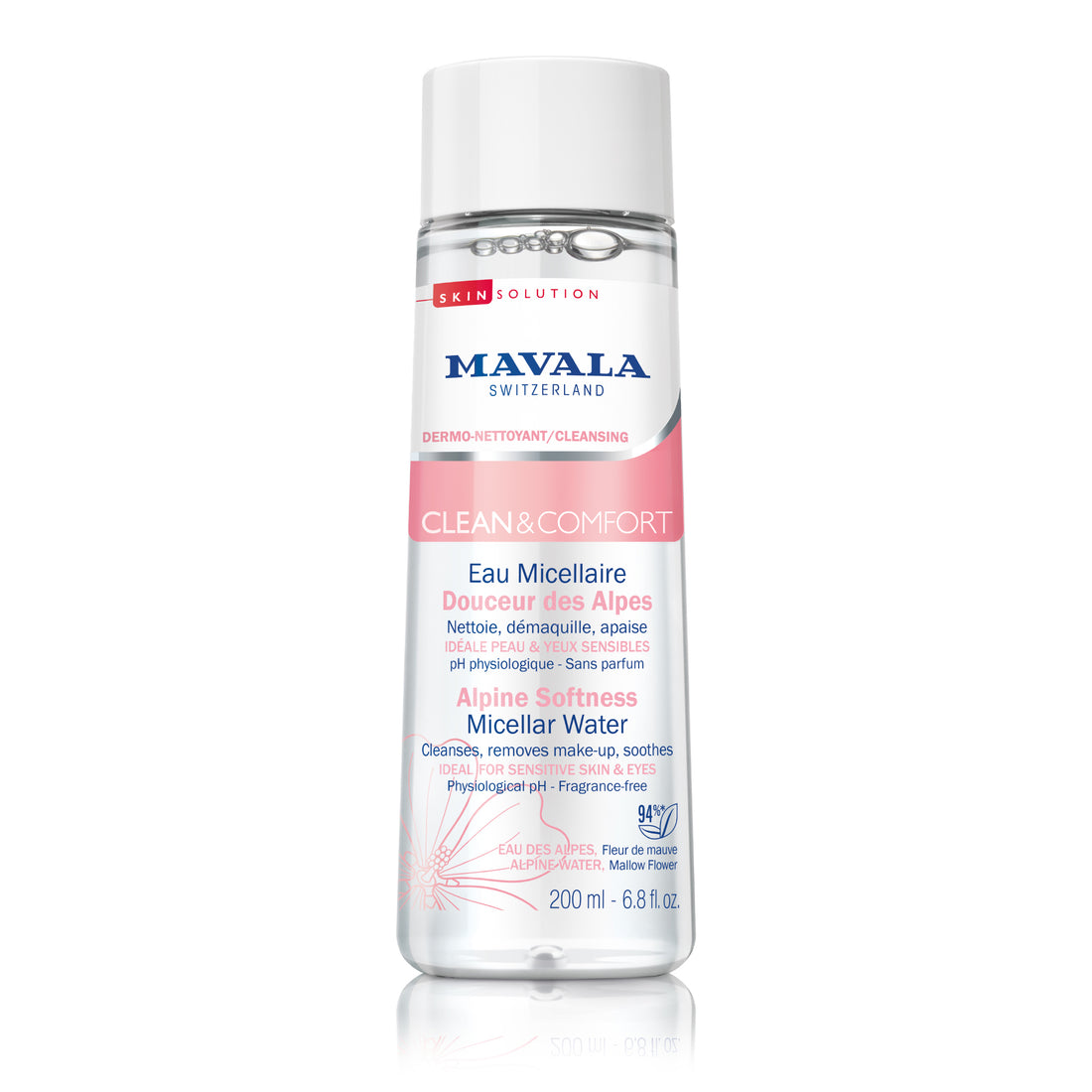 MAVALA - CLEAN & COMFORT Eau Micellaire Douceur Alpes