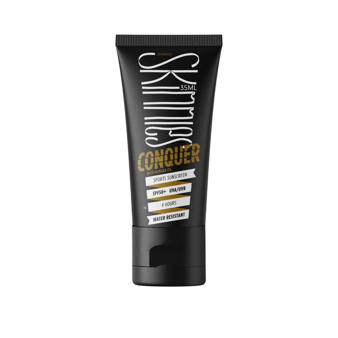 Skinnies Conquer - revolutionäres Sonnenschutzgel SPF50