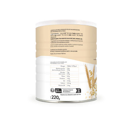 Popote - Les Céréales bio pour bébés - 220g
