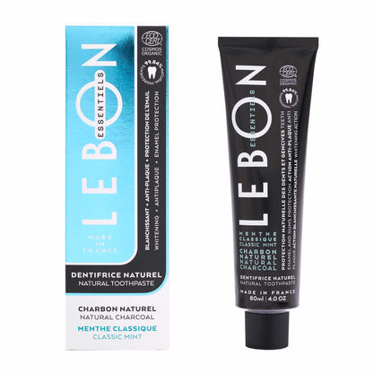 Lebon Essentiels - Bio Zahnpasta Minze &amp; Kohle 80 ml