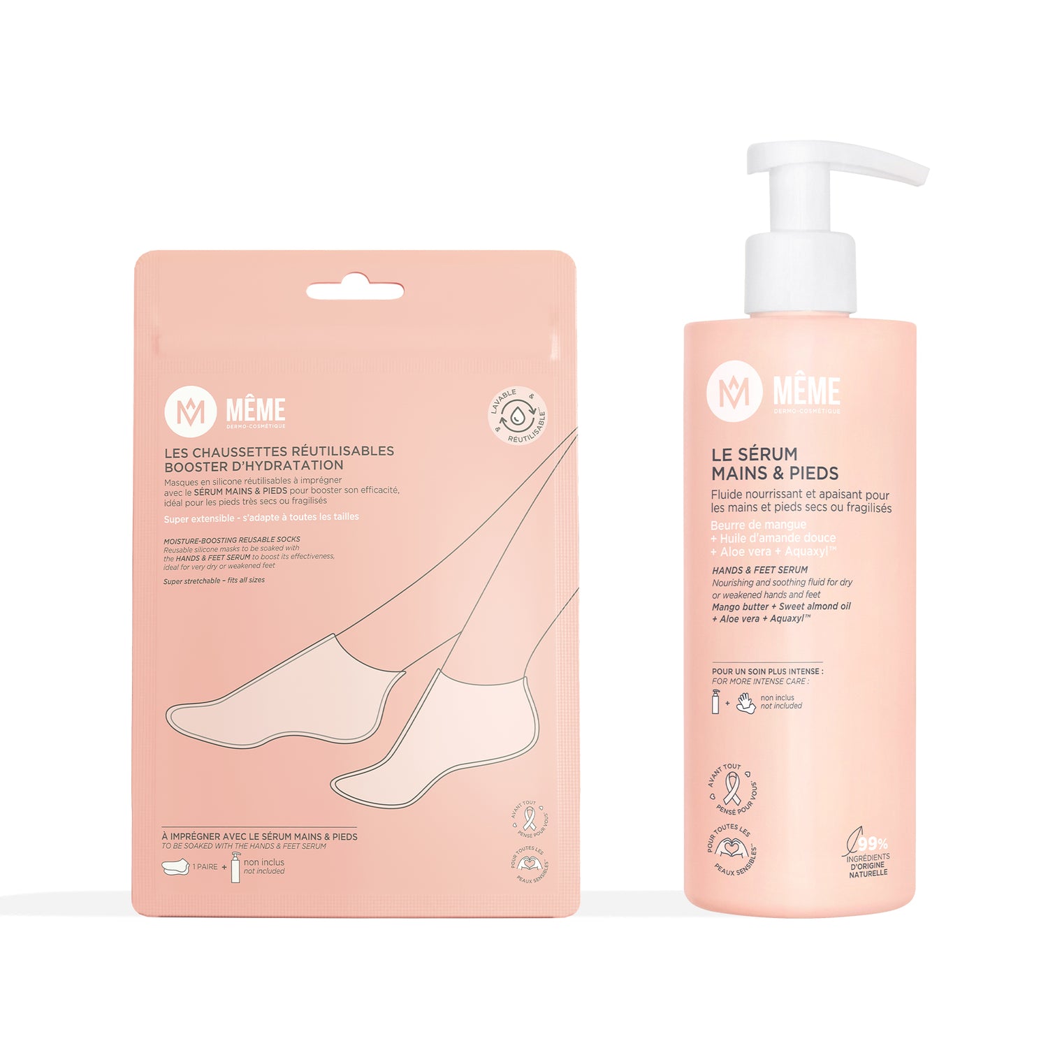 Même Cosmetics - Les chaussettes en silicone