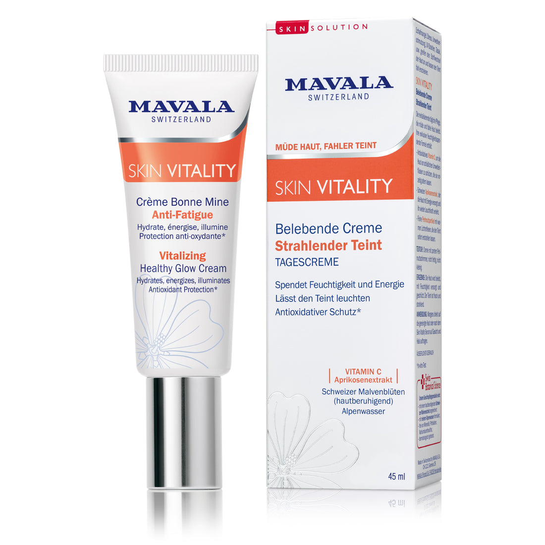 MAVALA - VITALITY Crème Bonne Mine Anti-Fatigue
