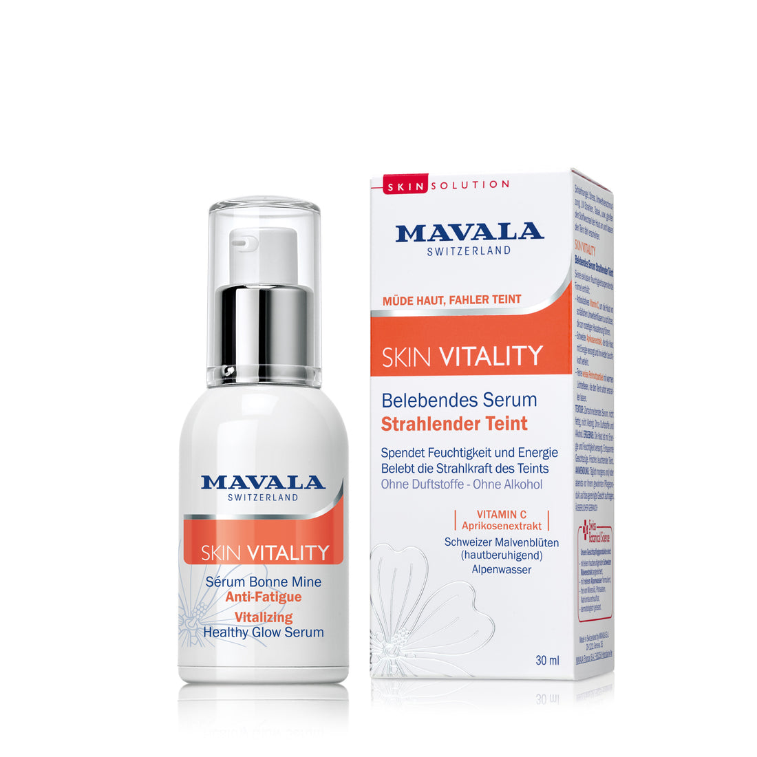 MAVALA - VITALITY Sérum Bonne Mine Anti-Fatigue
