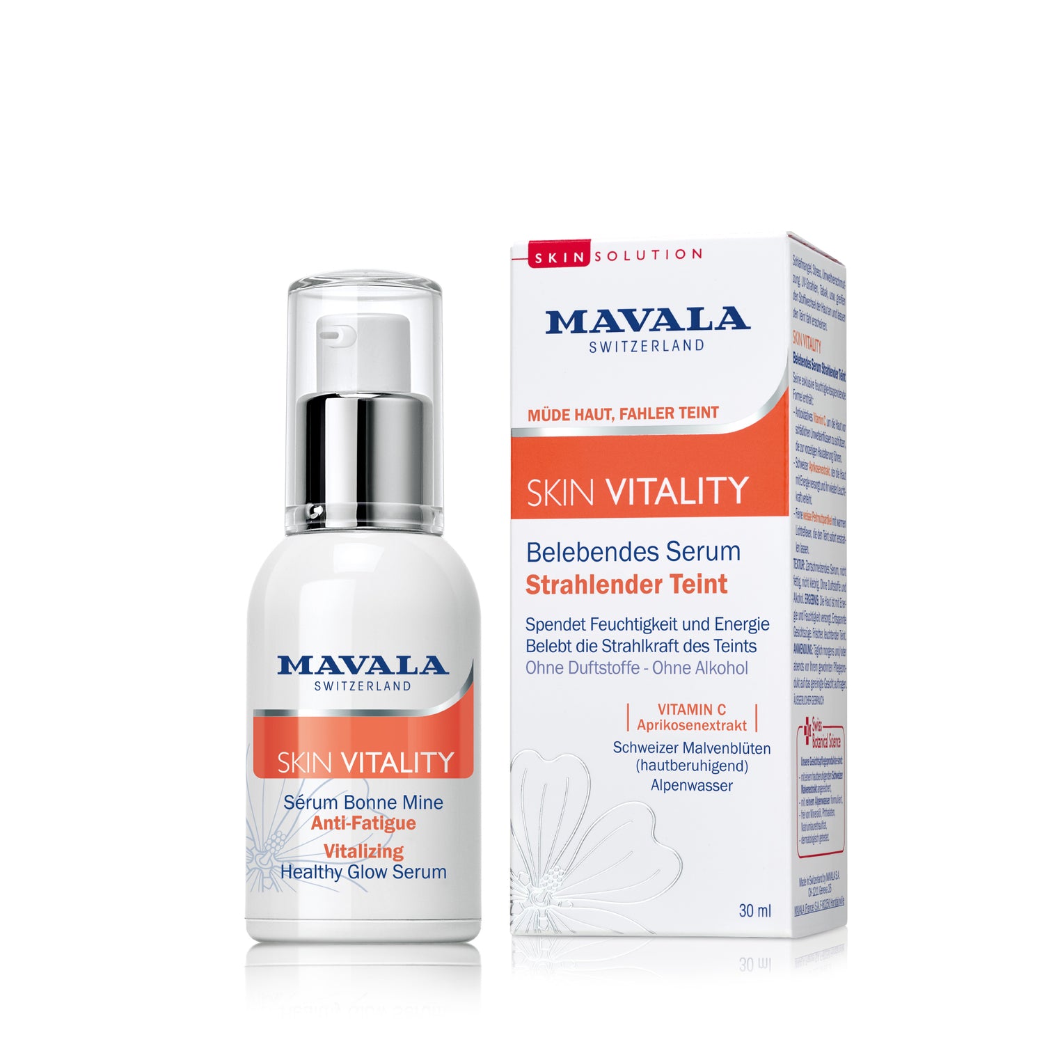 MAVALA - VITALITY Sérum Bonne Mine Anti-Fatigue