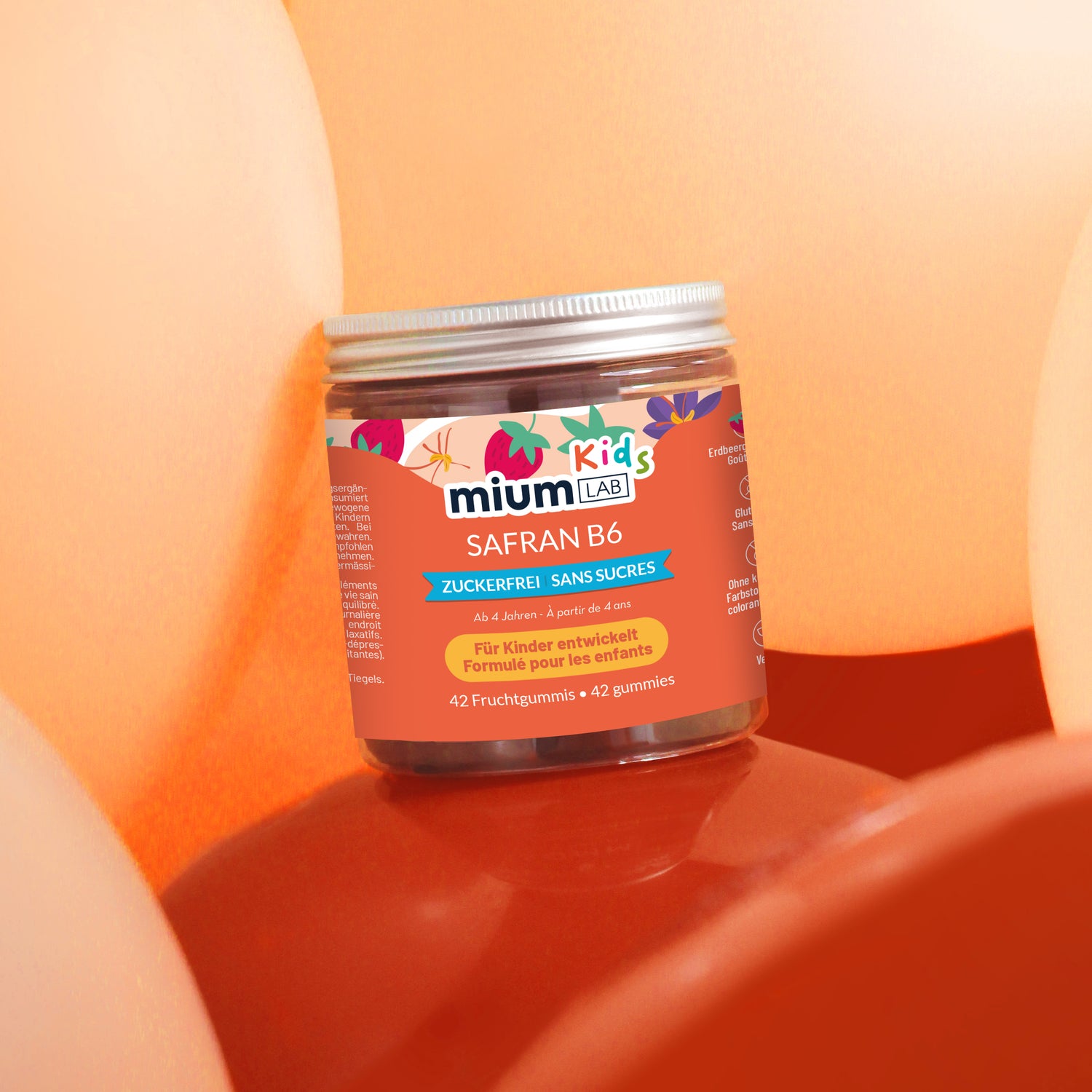 Mium Lab - Vitamingummis Safran B6 - für Kinder