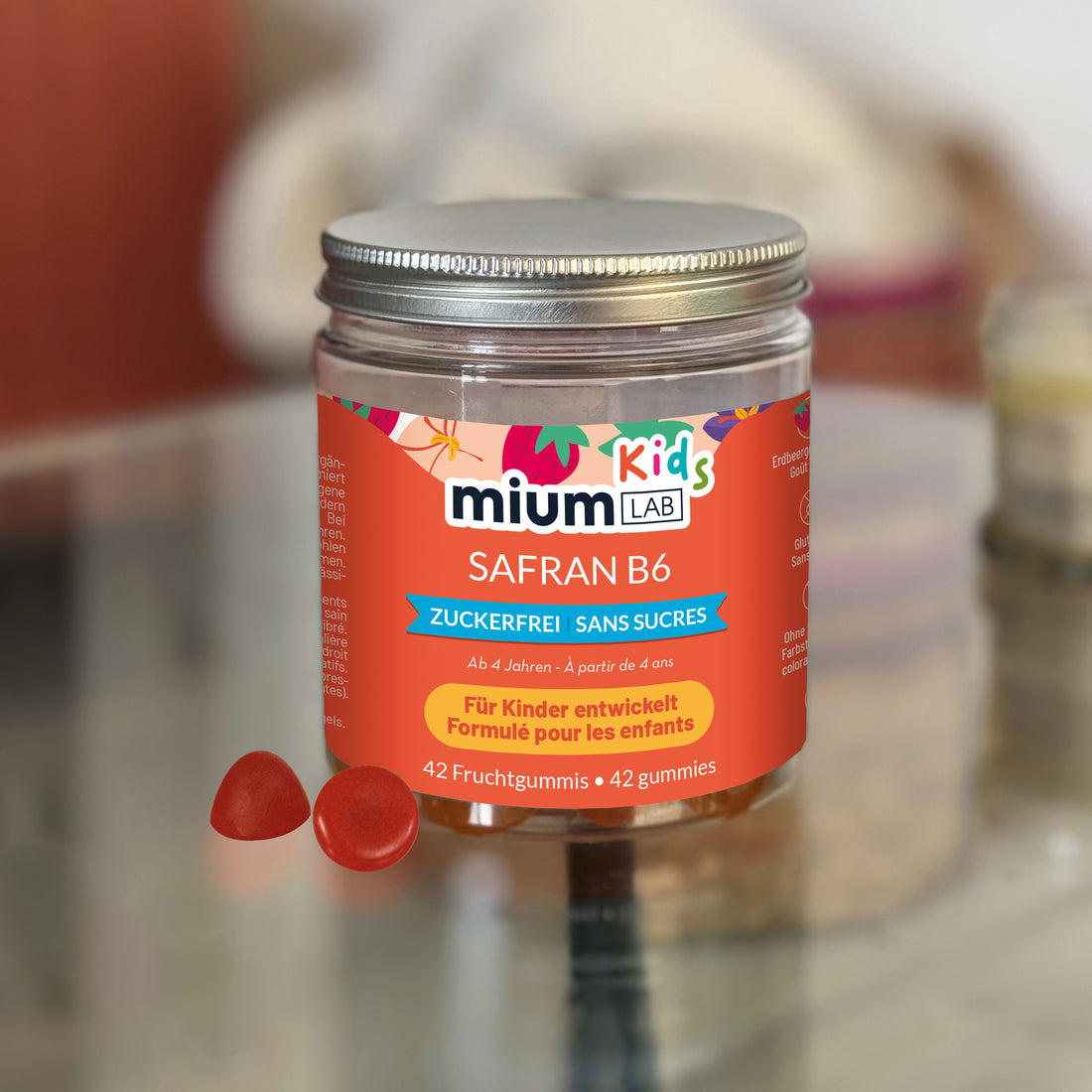 Mium Lab - Vitamingummis Safran B6 - für Kinder