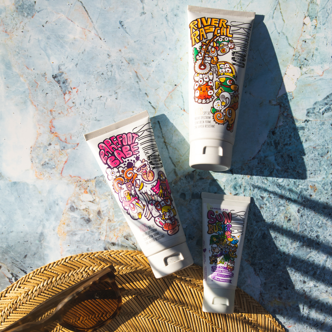 Skinnies Kids - Gel solaire révolutionnaire SPF50