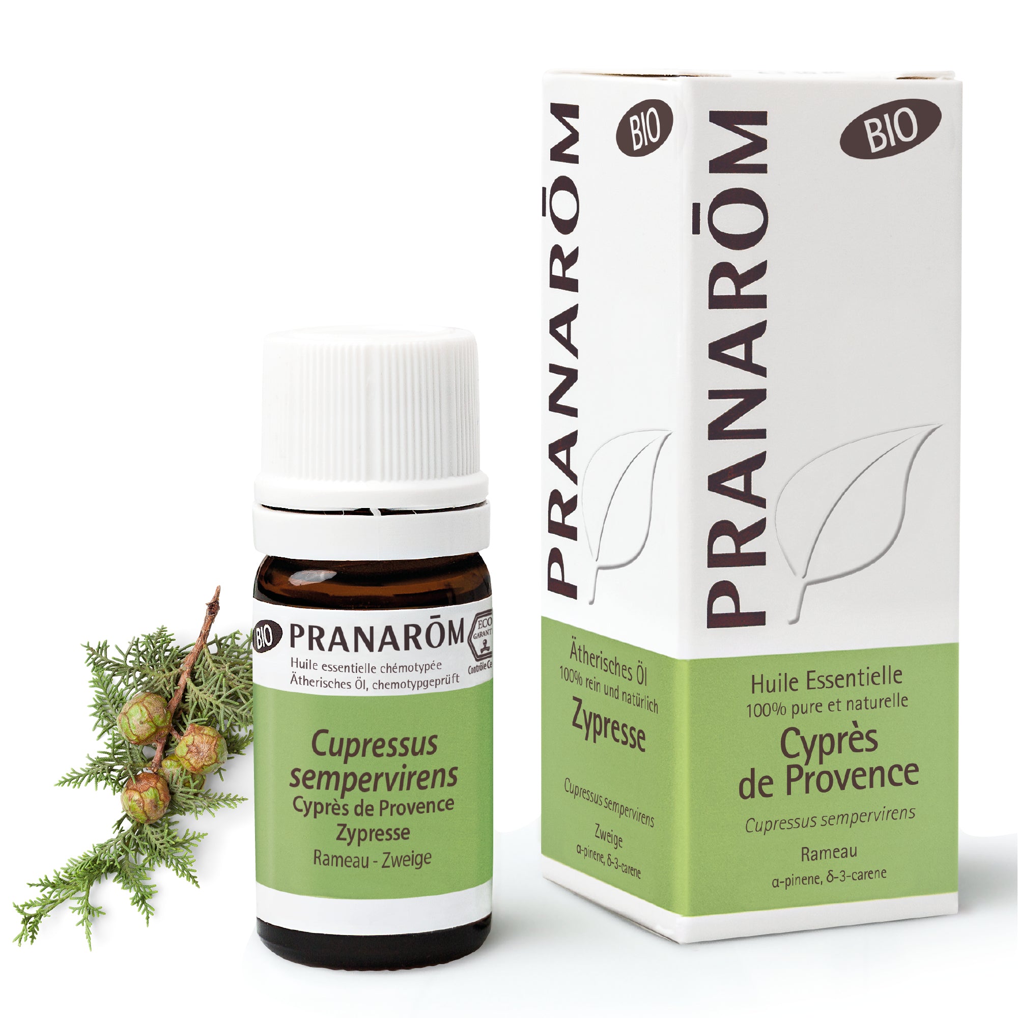 Cyprès Toujours Vert BIO - Huiles essentielles pour diffusion - 10ml