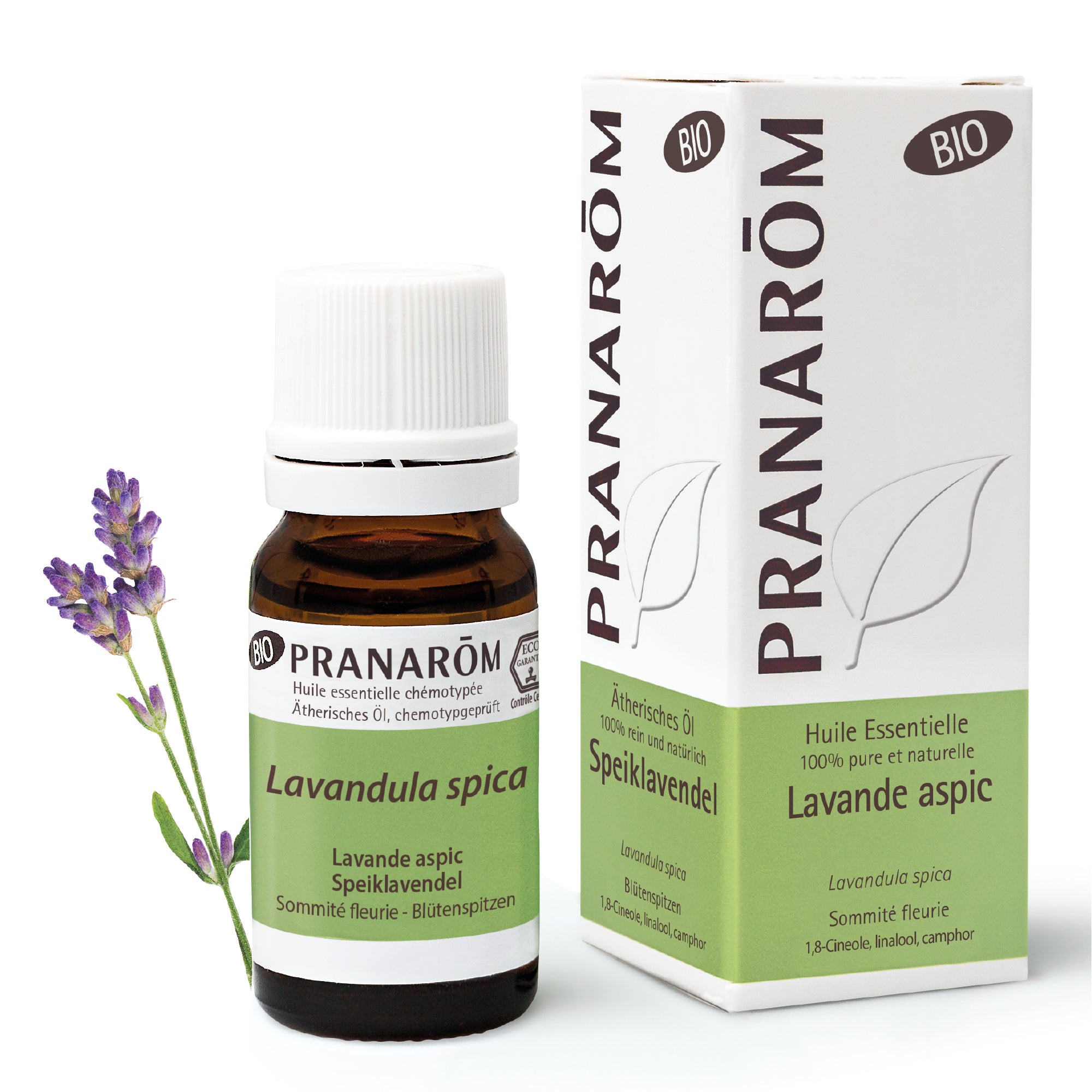 Lavande Aspic - Sommité fleurie BIO - Huiles essentielles pour diffusion - 10ml