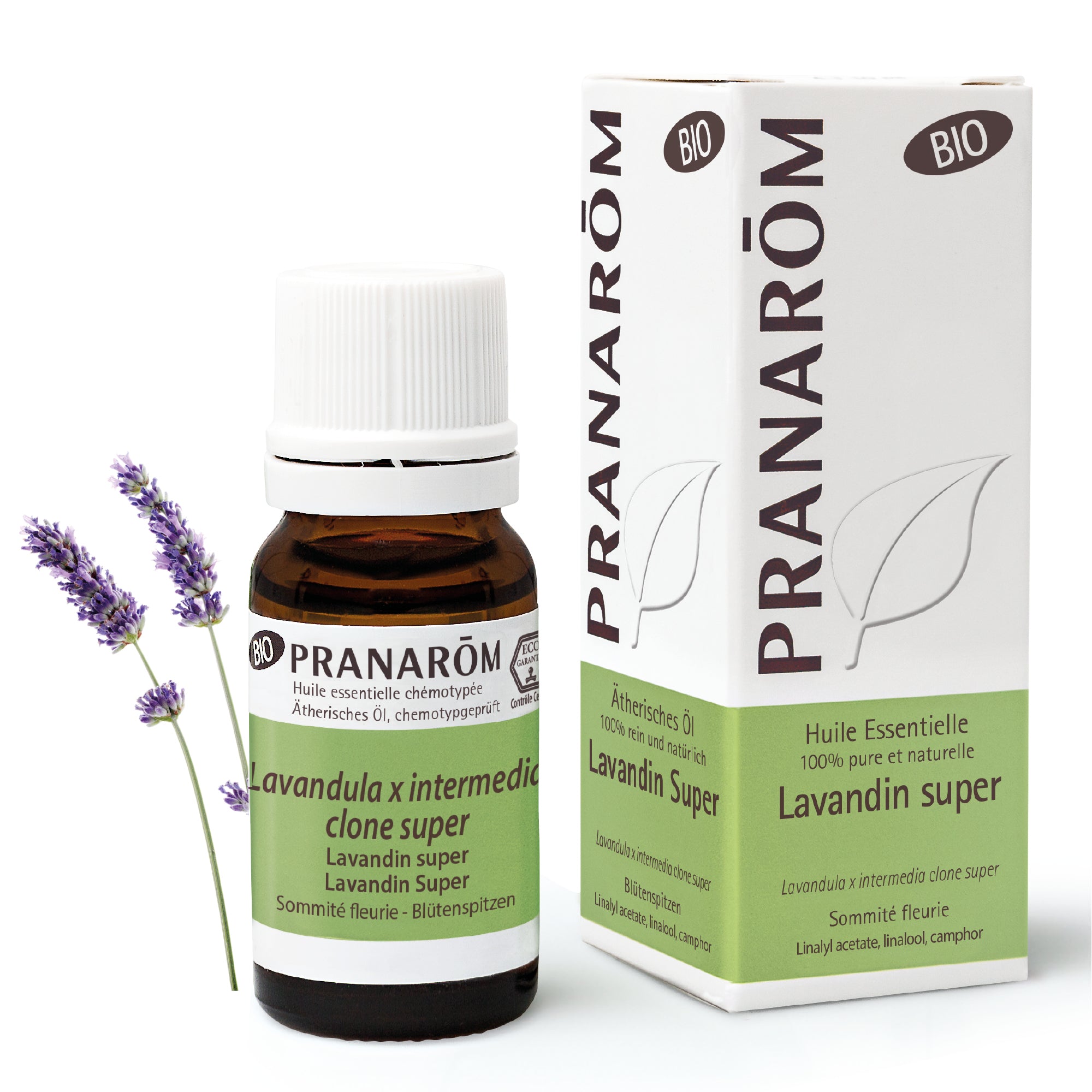 Lavandin Super  - Sommité fleurie BIO - Huiles essentielles pour diffusion - 10ml