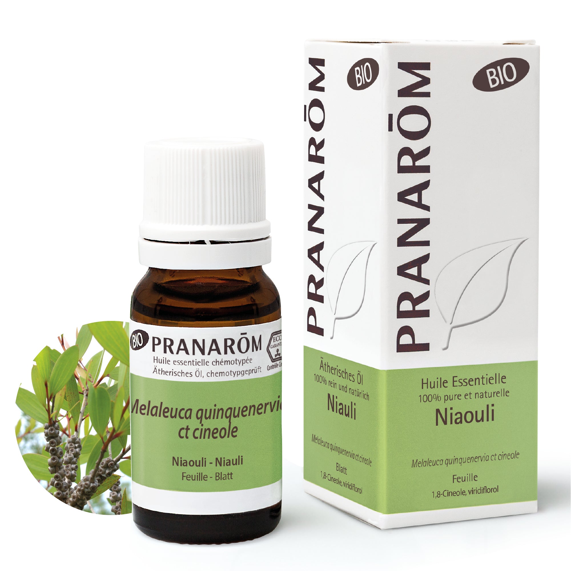 Niaouli Feuille BIO - Huiles essentielles pour diffusion - 10ml