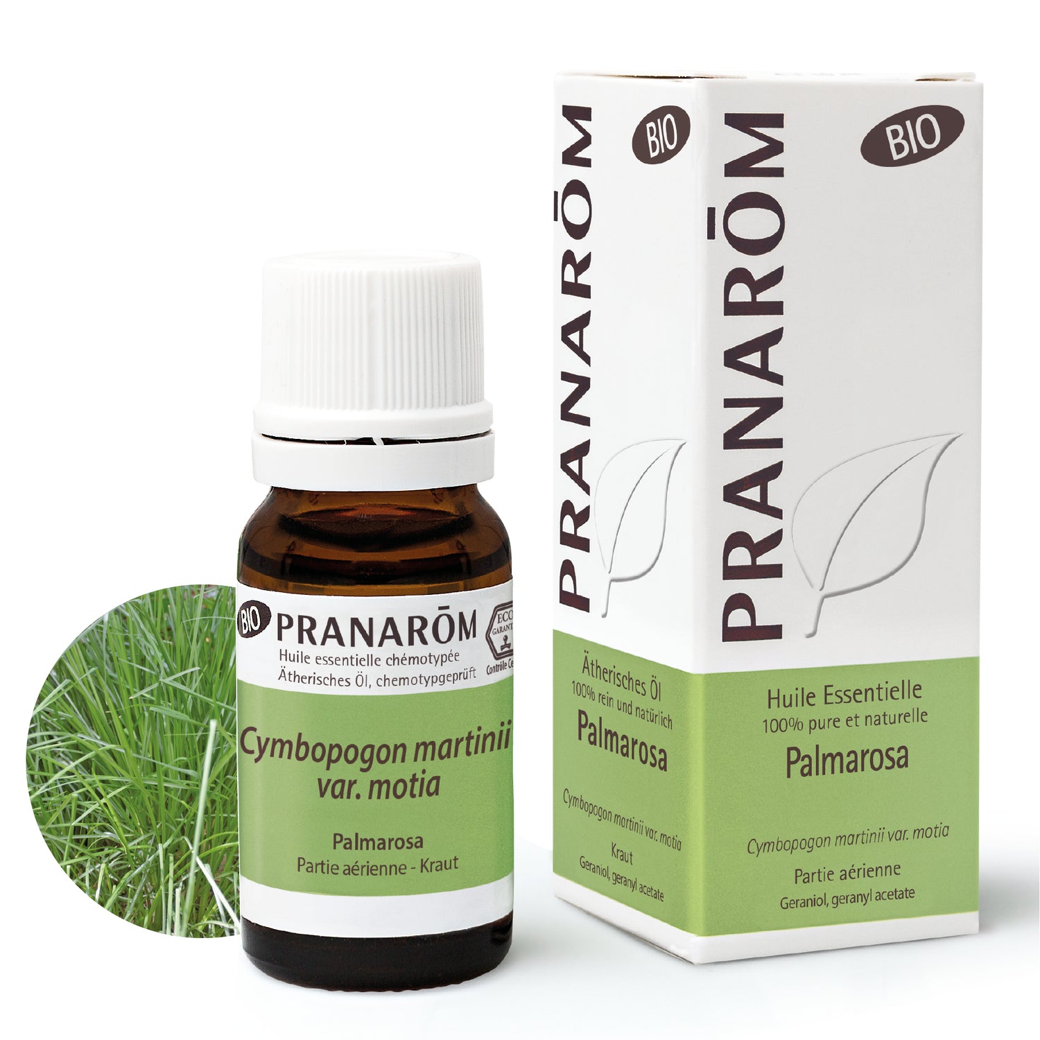 Palmarosa Partie aérienne BIO - Huiles essentielles pour diffusion - 10ml