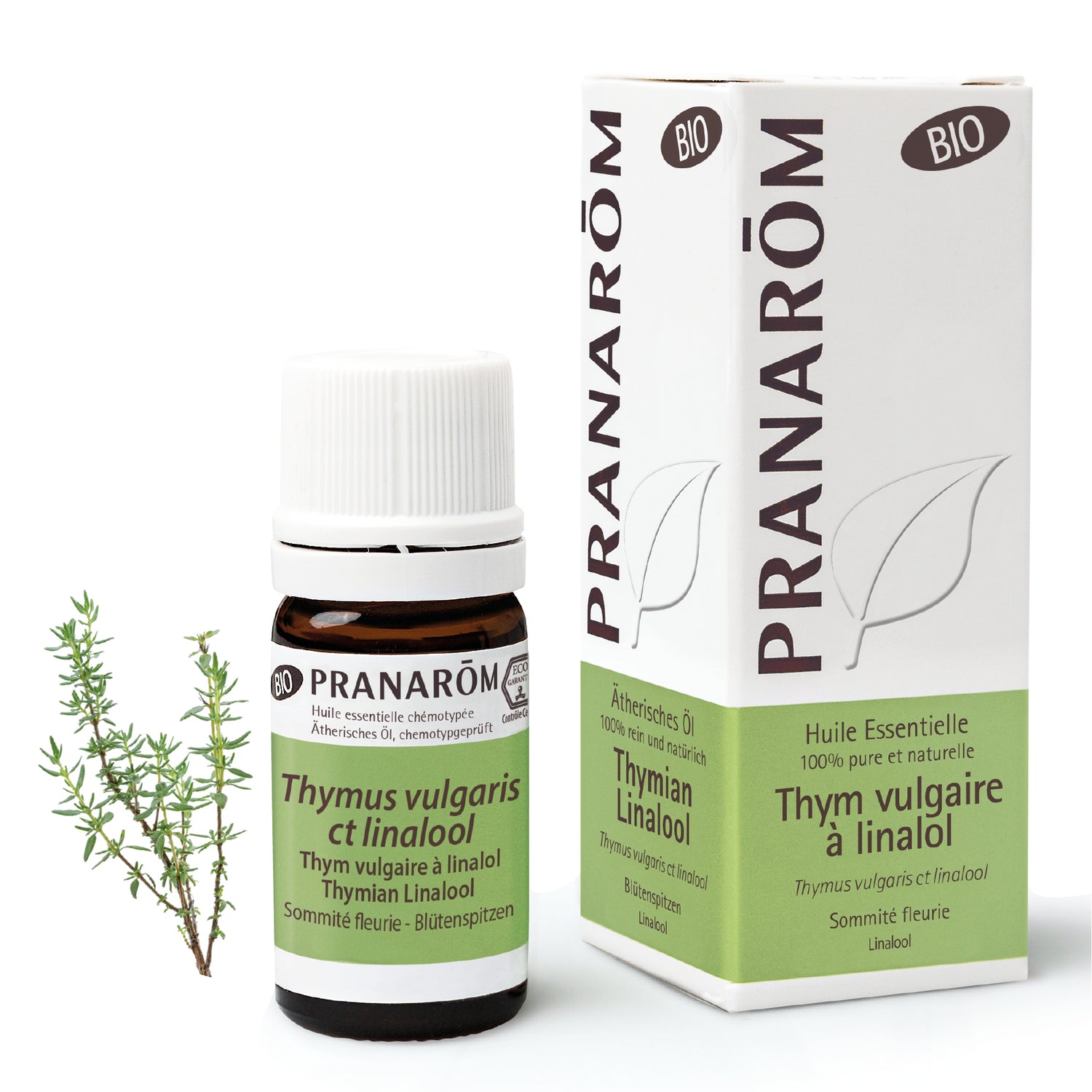 Thym vulgaire à linalol - Sommité fleurie BIO - Huiles essentielles pour diffusion - 5ml