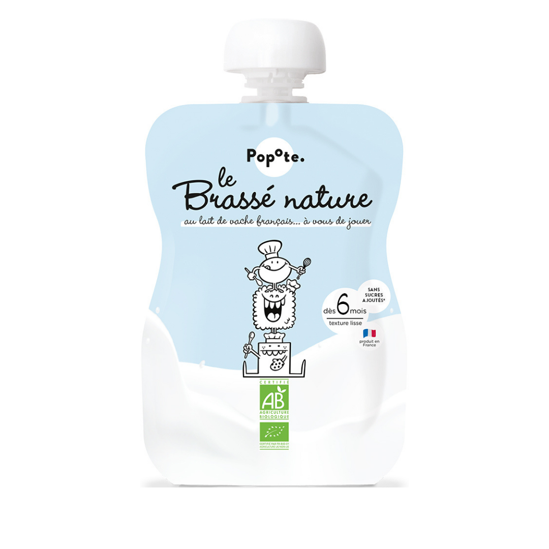 Brassés BIO Nature - Dessert Lacté Bébé dès 6 mois